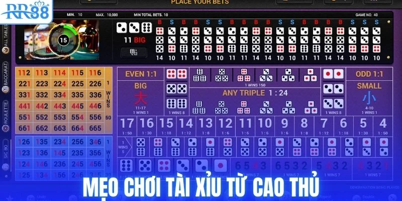 Kinh nghiệm chơi tài xỉu từ cao thủ