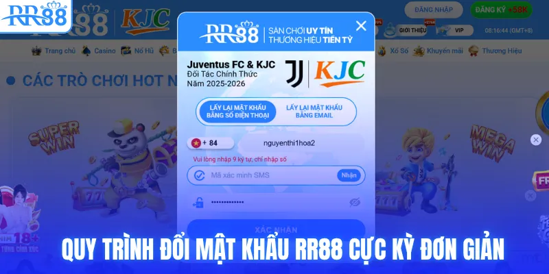 Đổi Mật Khẩu RR88 - Hướng Dẫn Cập Nhật Nhanh Chóng 3 Quy trình đổi mật khẩu RR88 cực kỳ đơn giản